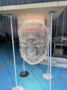 Fiber Optic Lights Custom Buddha Heads RGB & RGBW 39.4in