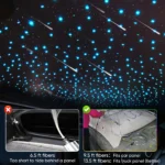 18W Car Starlight headliner Fiber Optic Kit - RGB Remote & Meteor Effect - Image 6