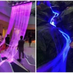 Outdoor Waterproof Fiber Optic Waterfall Light - Avatar Tree Style for Scenic/Wedding/Garden Decor - Image 2