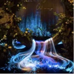 Outdoor Waterproof Fiber Optic Waterfall Light - Avatar Tree Style for Scenic/Wedding/Garden Decor - Image 3