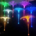 Mini Dandelion Fiber Optic Light - DC12V Acrylic Rod Dual-Sided Pendant for Wedding/Garden/Bar Decor - Image 3